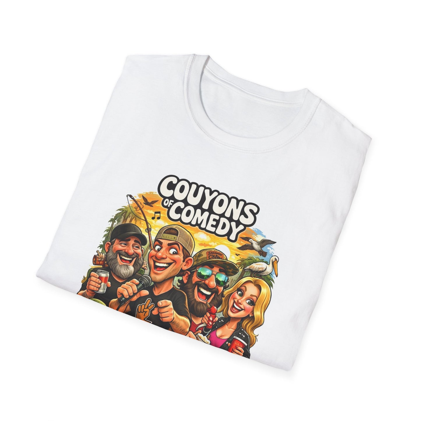 Couyons Comedy T-Shirt — Funny Southern Cooking Cartoon Tee