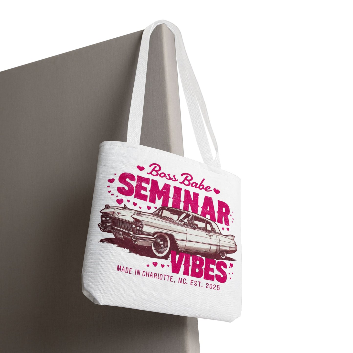 Boss Babe Seminar Vibes Tote Bag - Stylish and Empowering for Boss Ladies