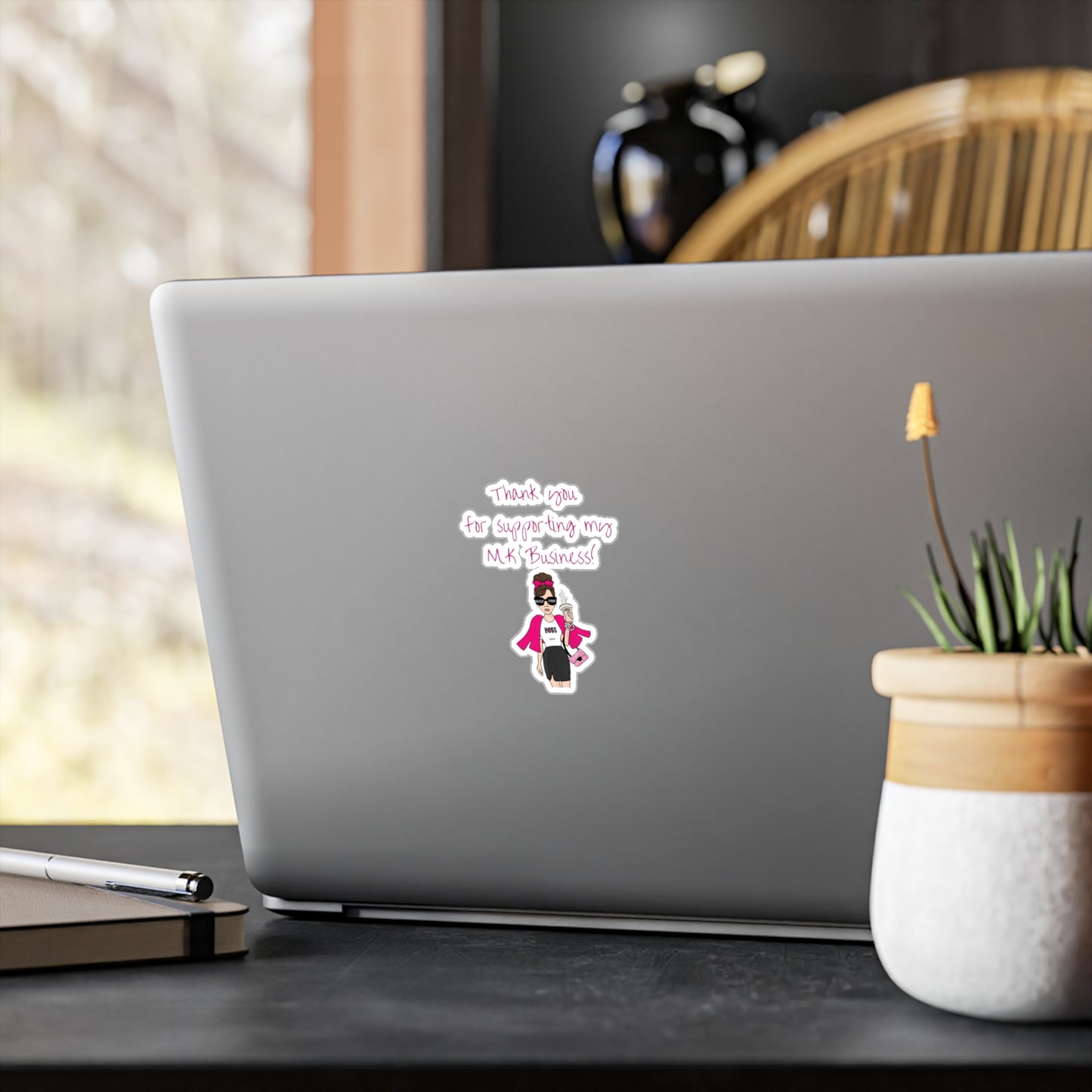 Custom Sticker | Thank You for Supporting My MK Business Sticker | Personalization Available | Thank you for supporting my business