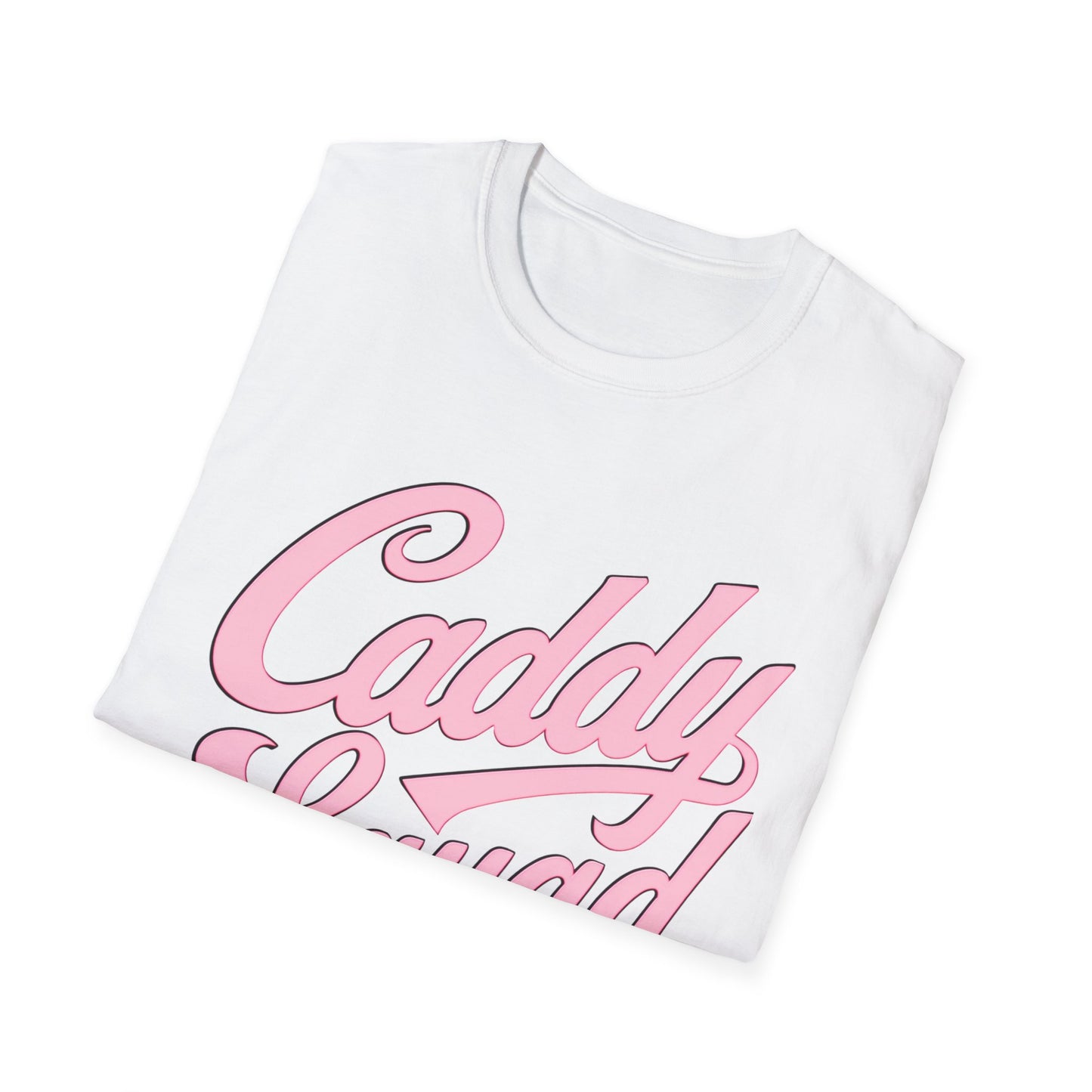 Caddy Squad Unisex Softstyle T-Shirt - Casual Vintage Tee for Golf Lovers