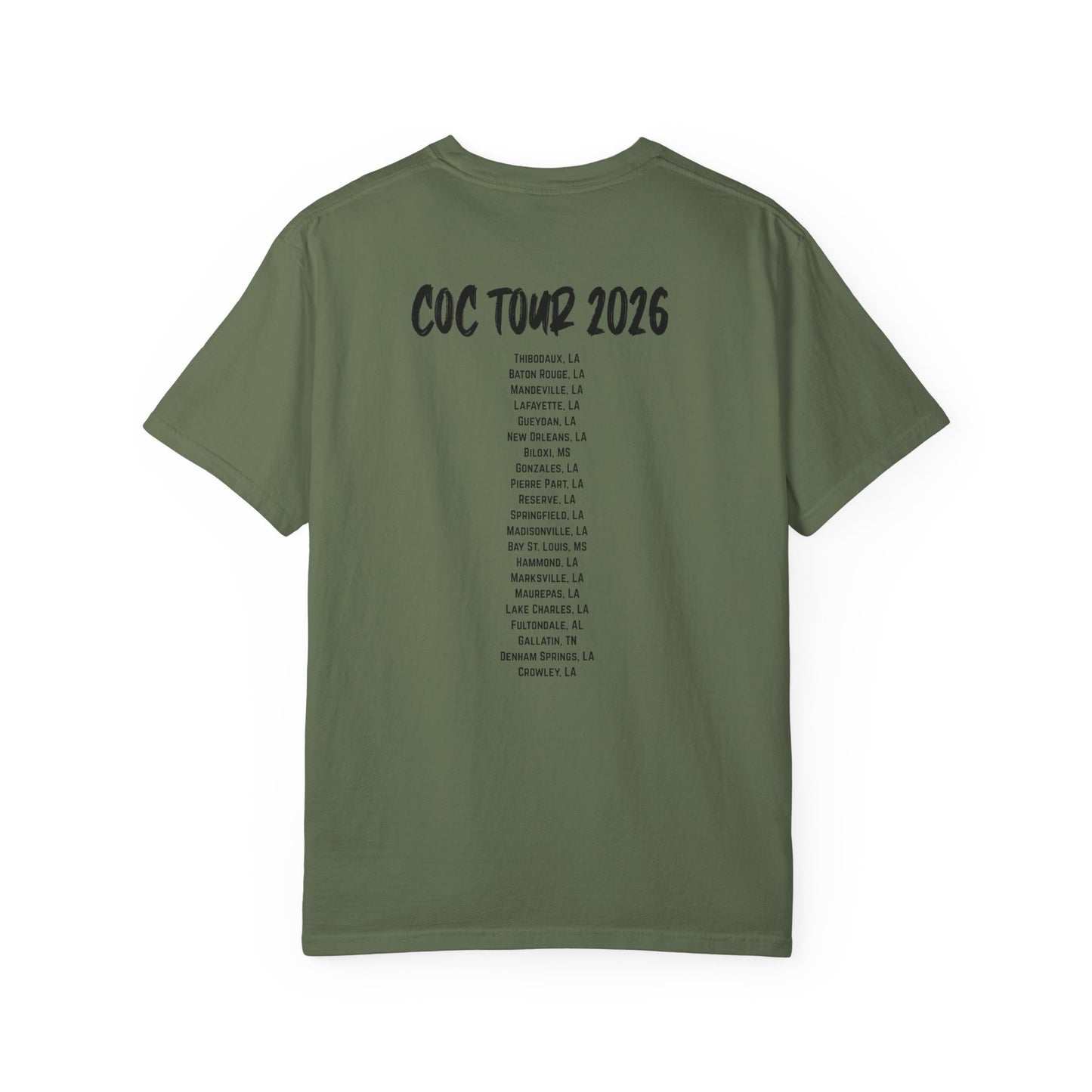 Tour T-Shirt — Couyons Comedy COC Tour 2026 Band Tee