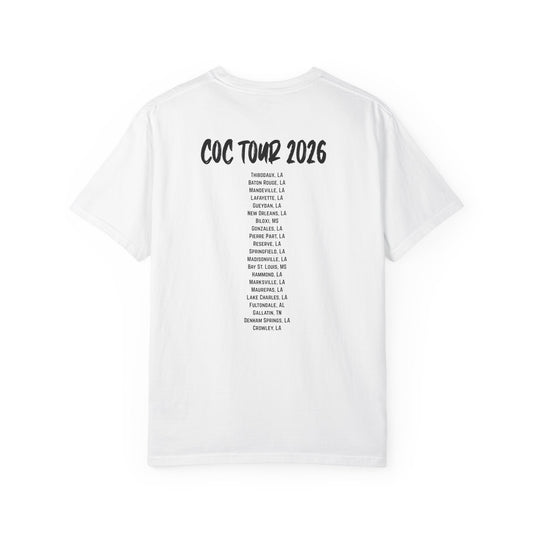Tour T-Shirt — Couyons Comedy COC Tour 2026 Band Tee