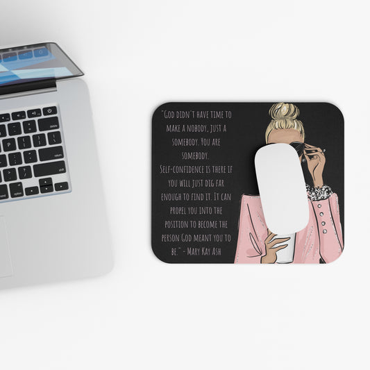 Mouse Pad MK Lady Inspirational Quote 2 Rectangle
