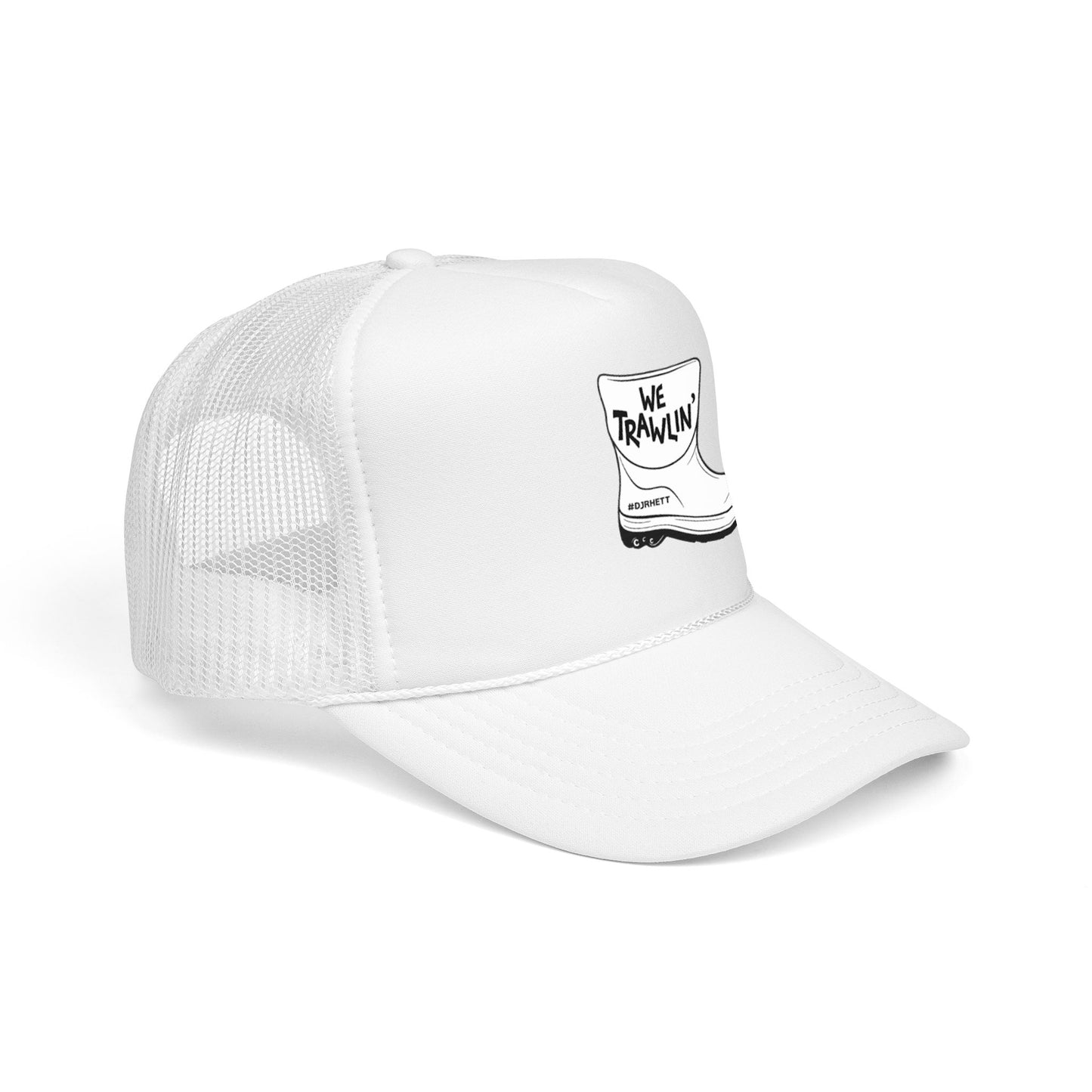 We Trallin' Trucker Hat — Retro Fishing Trucker Cap