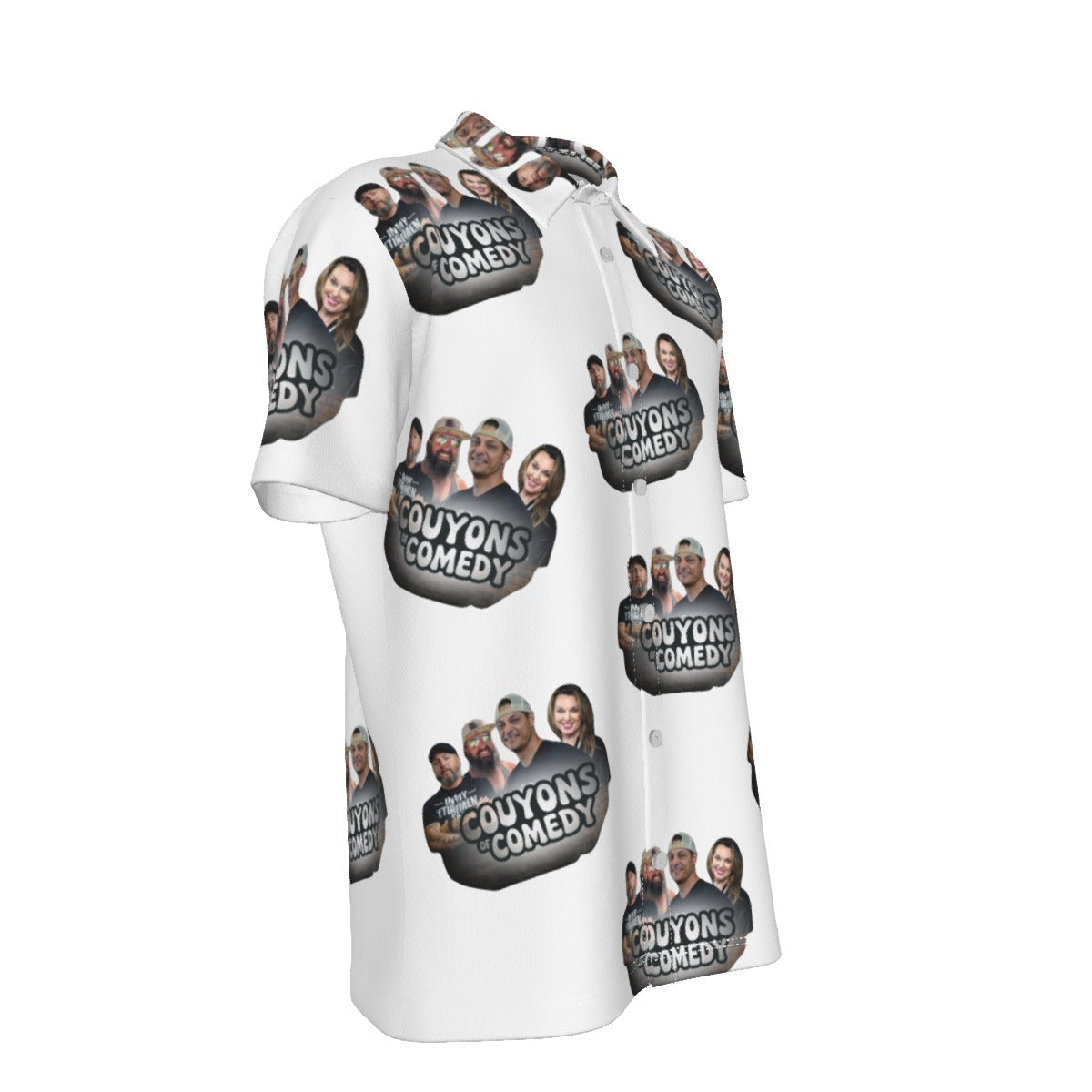 COUYONS PATTERN POLO SHIRT