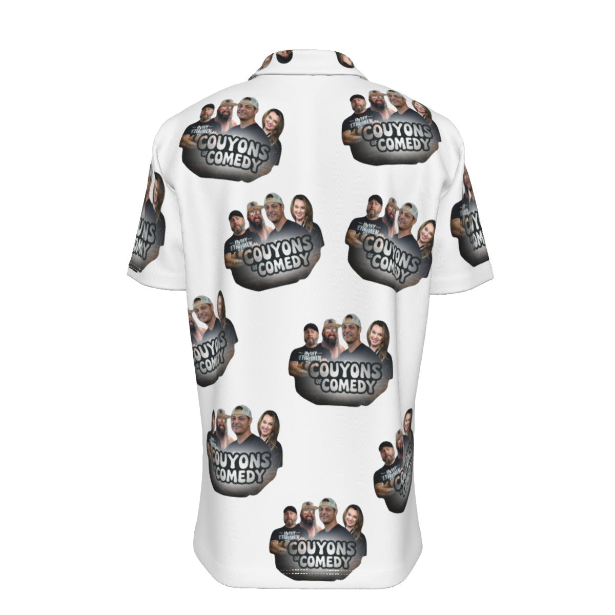 COUYONS PATTERN POLO SHIRT