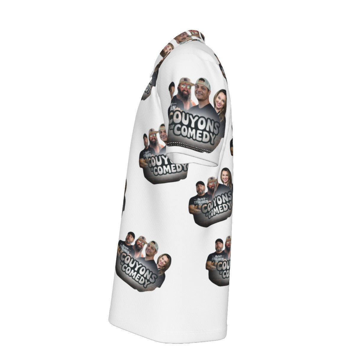 COUYONS PATTERN POLO SHIRT