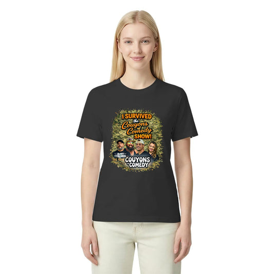 I survived the Couyons of Comedy Show Women's T-Shirt|Comfort Colors C1717 Double DTG