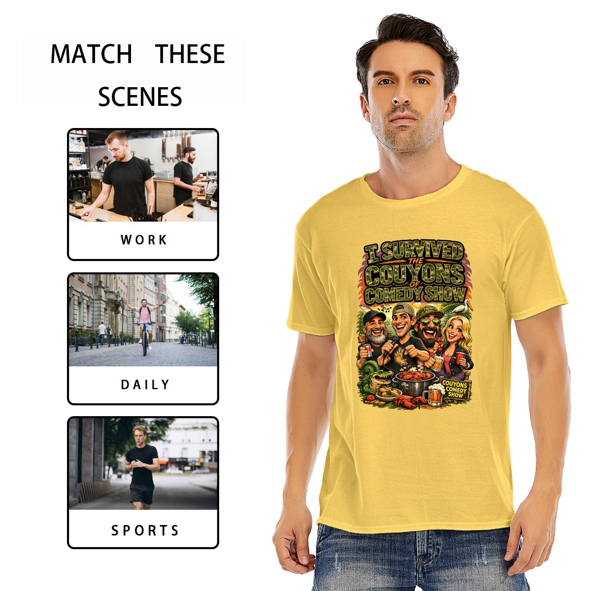 Unisex O-neck Short Sleeve T-shirt | 180GSM Cotton (DTF)