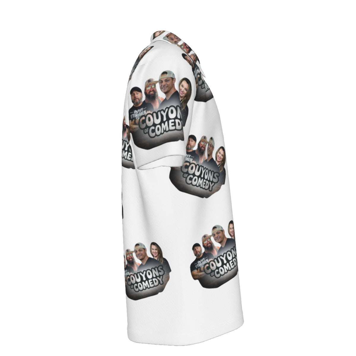 COUYONS PATTERN POLO SHIRT