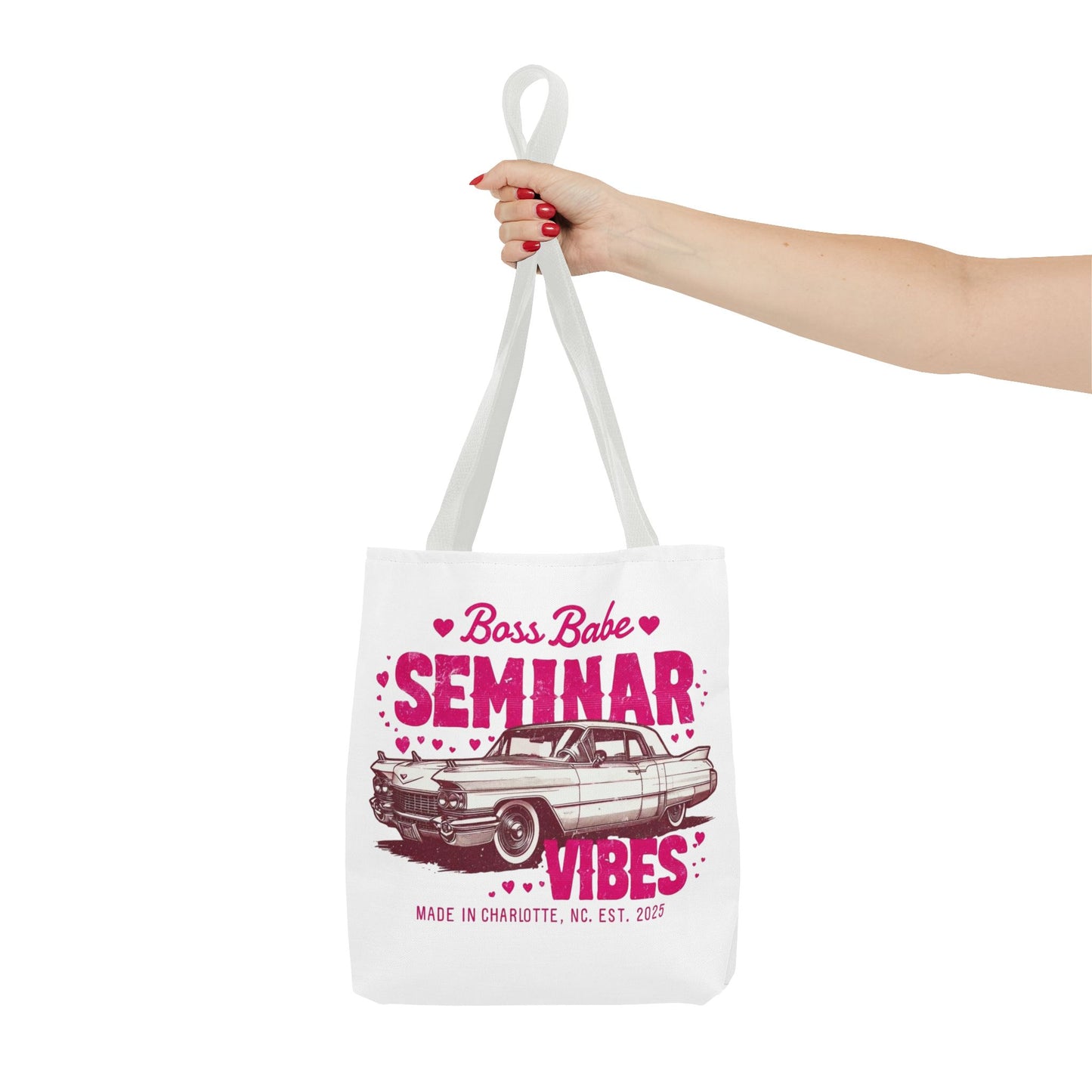 Boss Babe Seminar Vibes Tote Bag - Stylish and Empowering for Boss Ladies