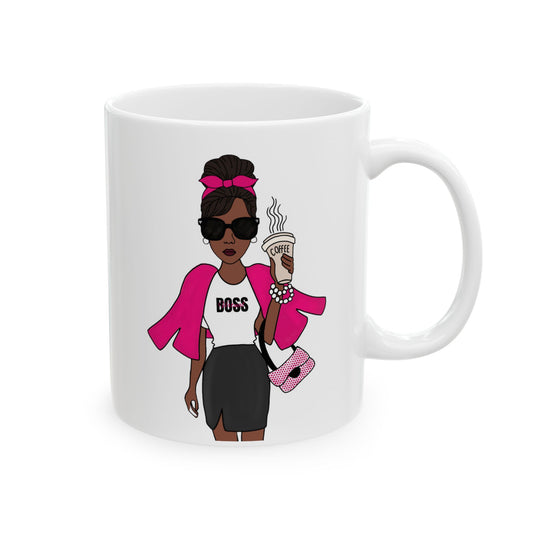 Copy of Boss Girl Ceramic Mug 2, (11oz, 15oz)