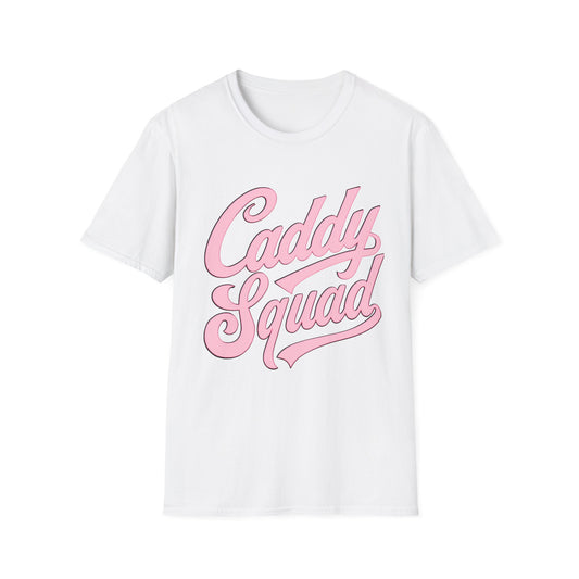 Caddy Squad Unisex Softstyle T-Shirt - Casual Vintage Tee for Golf Lovers