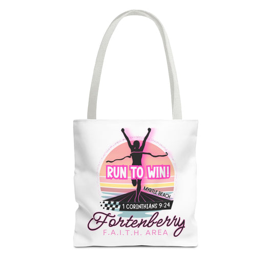 Faith-Inspired Tote Bag for Daily Inspiration | Motivational Gift for Runners, Church, Christians, Fundraising, or Events