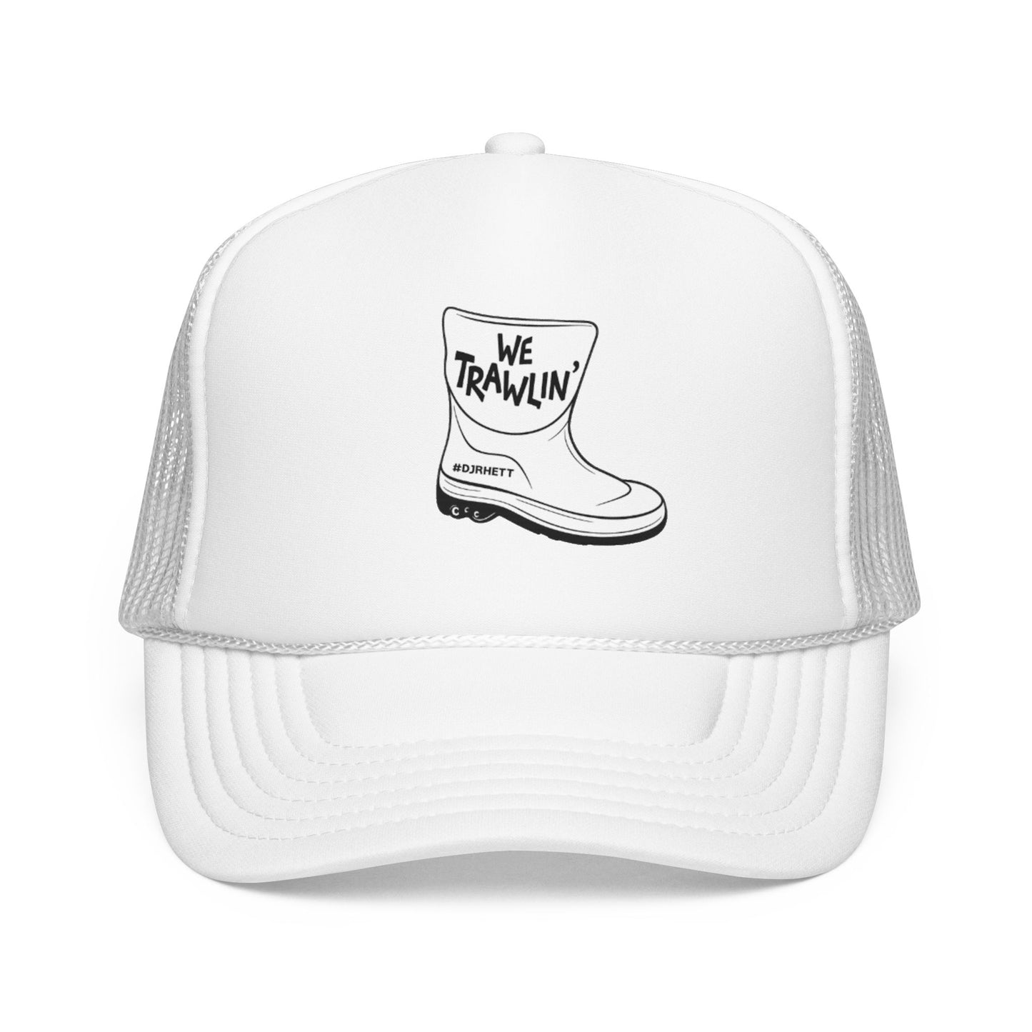 We Trallin' Trucker Hat — Retro Fishing Trucker Cap