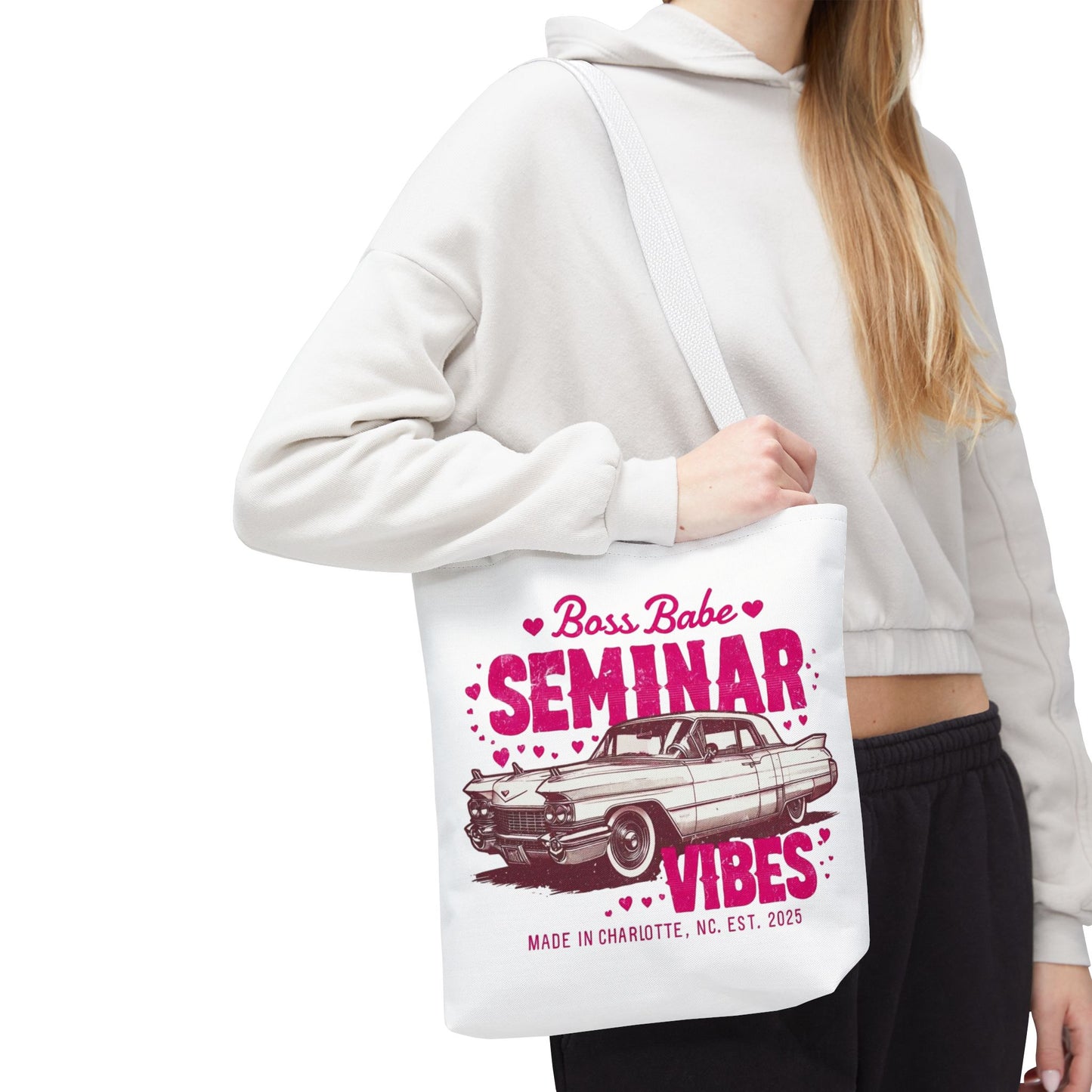 Boss Babe Seminar Vibes Tote Bag - Stylish and Empowering for Boss Ladies