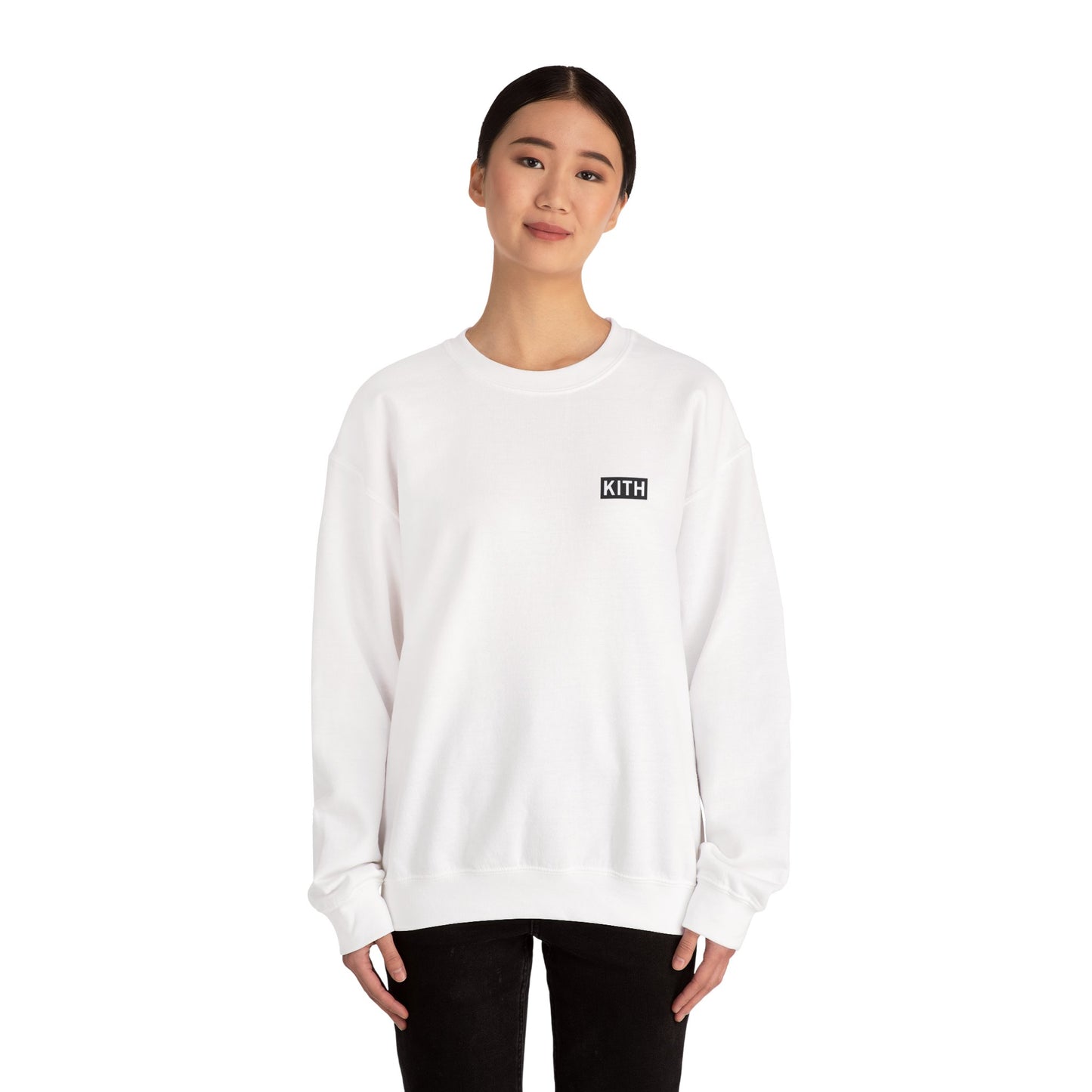 Minimal Logo Crewneck Sweatshirt – KITH Patch Casual Pullover