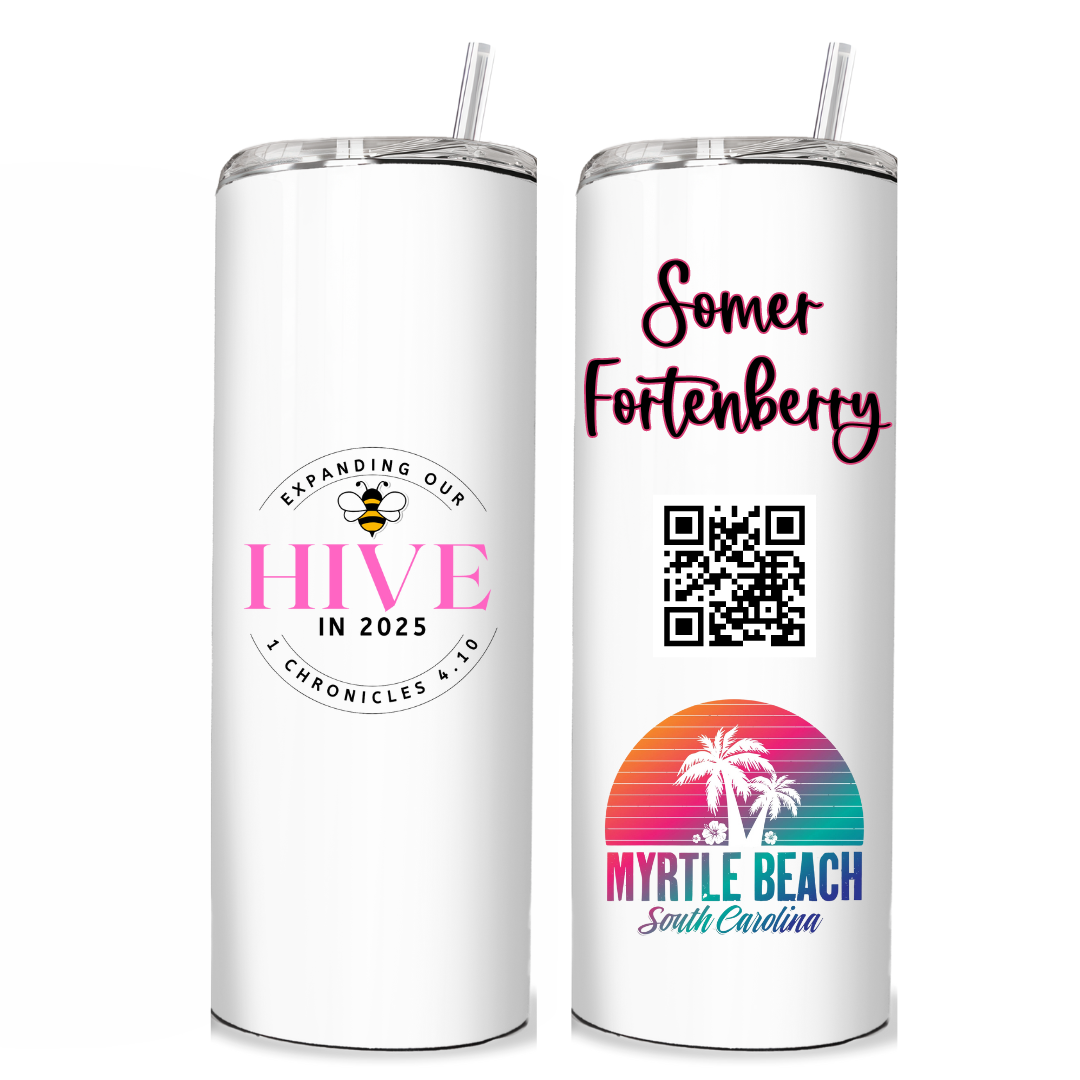 MK Custom Tumblers (QR Code Links to Website)