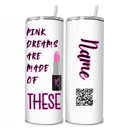 Pink Dreams Custom Tumblers